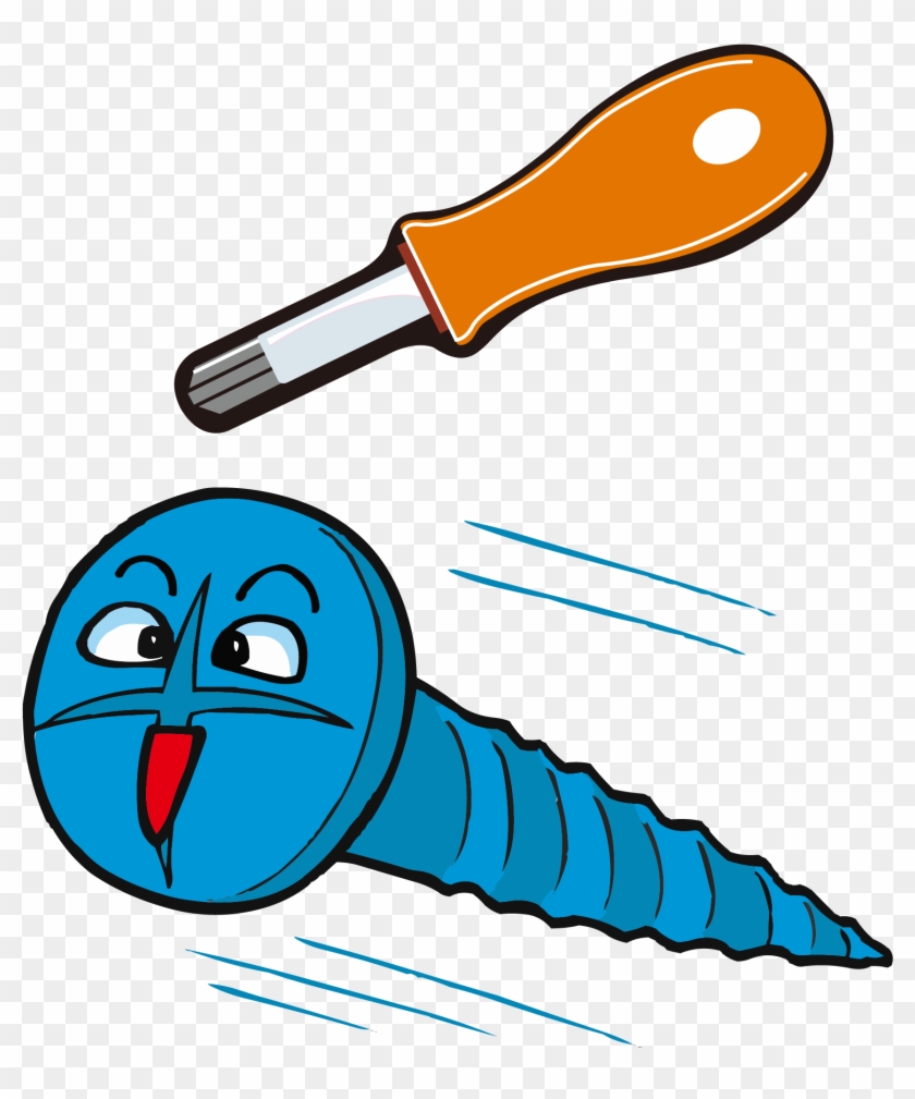 Nail Cartoon Screw Nut - Nail Cartoon Screw Nut #763698