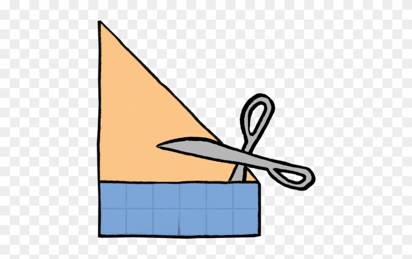 Fold The Square Corner To Corner And Then Unfold So - Fold The Square Corner To Corner And Then Unfold So #763676