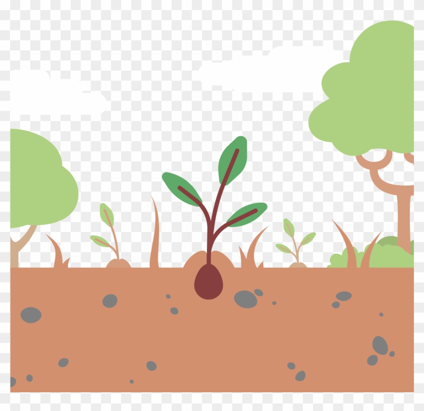 Earth Soil Euclidean Vector - Soil Cartoon Vector Png #763818