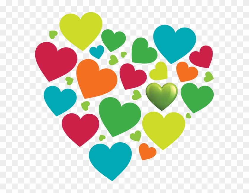 Diversity And Inclusion - Coloured Heart Images Png #763861