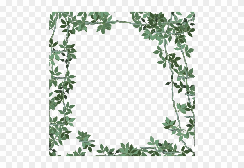 Green Floral Frame - Green Floral Frame #763887