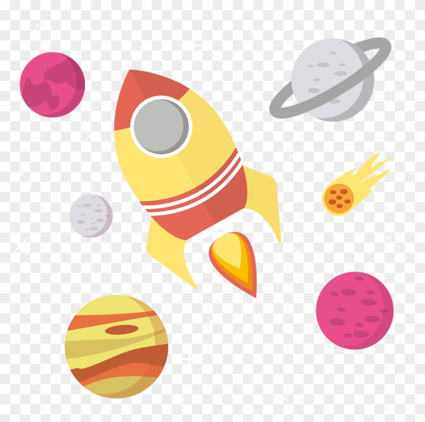 Outer Space Clip Art - Vector Graphics #764096