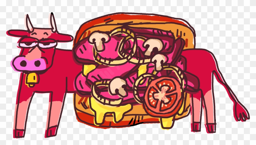 Beef Barn - Lisa Fasol - Cartoon #764108