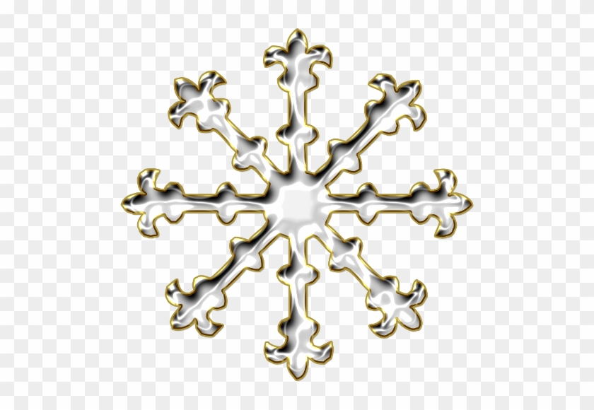 Christmas Snowflake Clipart Download - Cross #764138