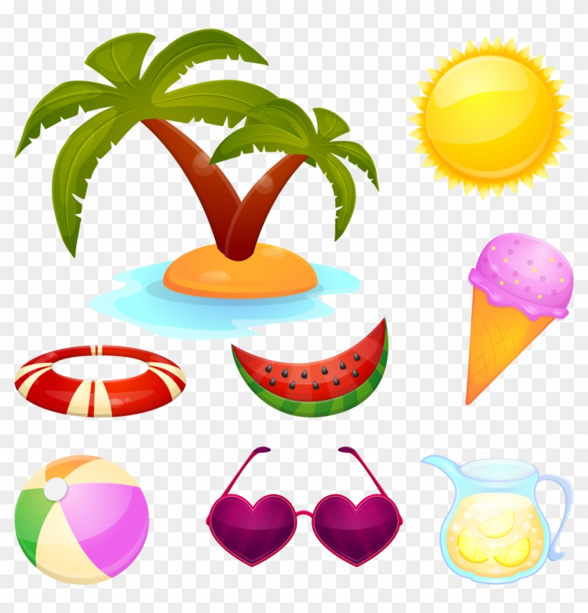 Summer Graphic Design Clip Art - Summer Graphic Design Clip Art #764317