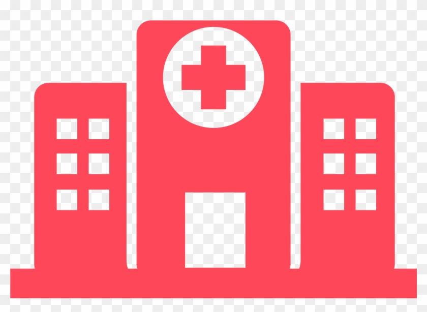 Seguro De Salud Gerencia De Riesgos - Hospital Icon Vector #764402