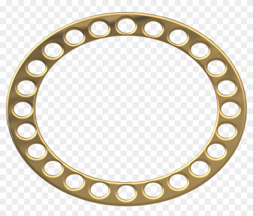 Gold Oval Frame By Lashonda1980 - Circle Coloring Pages For Adults #764430
