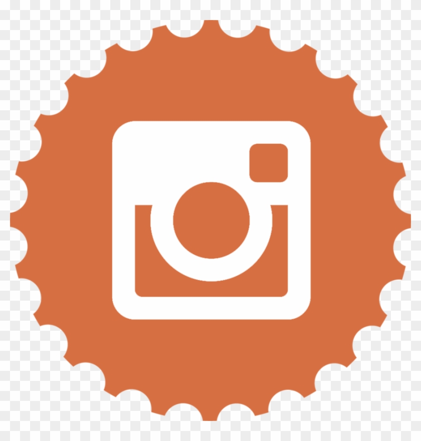 Facebook - Round Instagram Logo White #764451