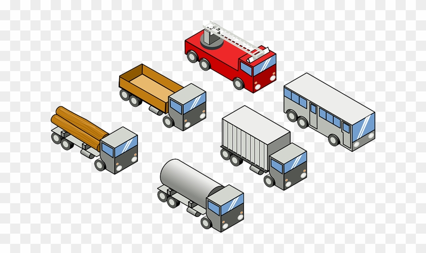 Drawing, Car, Transportation, Free, Games, Six - Truck Clip Art #764503