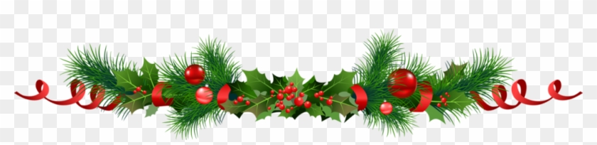 Ica Learn Christmas Garland Clipart Transparent Free