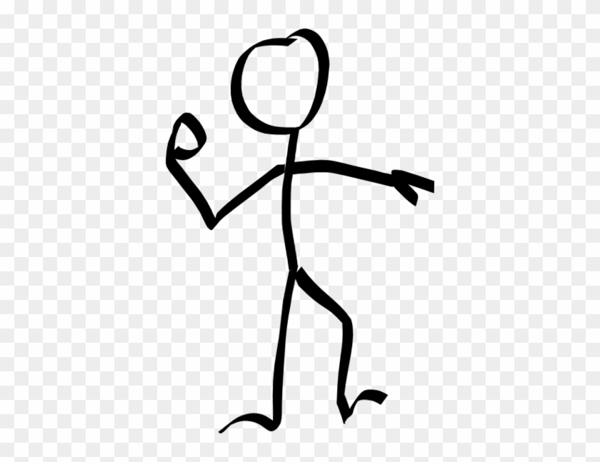 Stickman Clipart - Stick Man Holding A Phone #764654