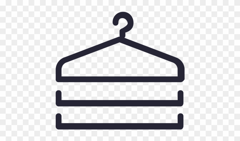 Clothes Hanger, Coat Hanger, Dressmaker Icon - Clothes Hanger #764719