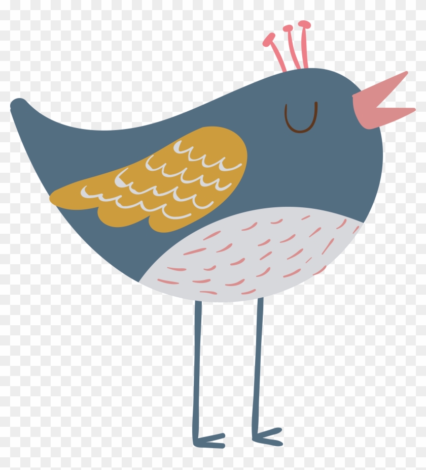 Bird Cartoon Drawing Singing - Bird Cartoon Drawing Singing #764929