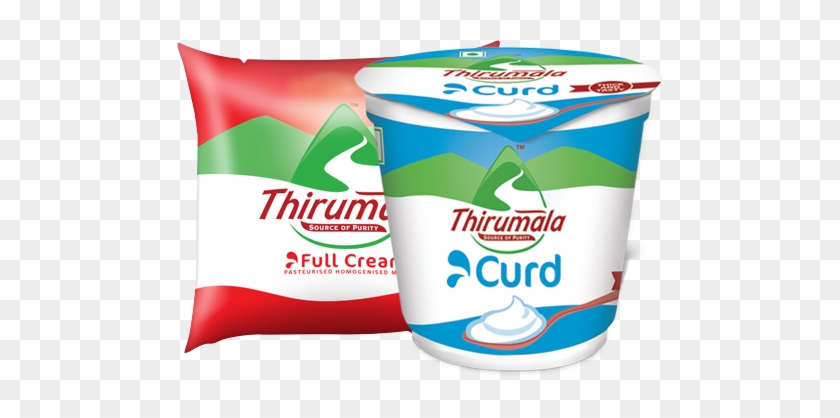 With Chocolate, Strawberry, Pista Flavoured Milk, Enjoy - Tirumala Milk New Logo #764989