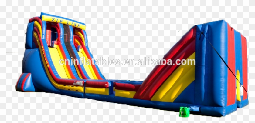 Interactive Inflatable Games Slide,hot Sale Big Inflatable - Bounce House Zip Line #765019