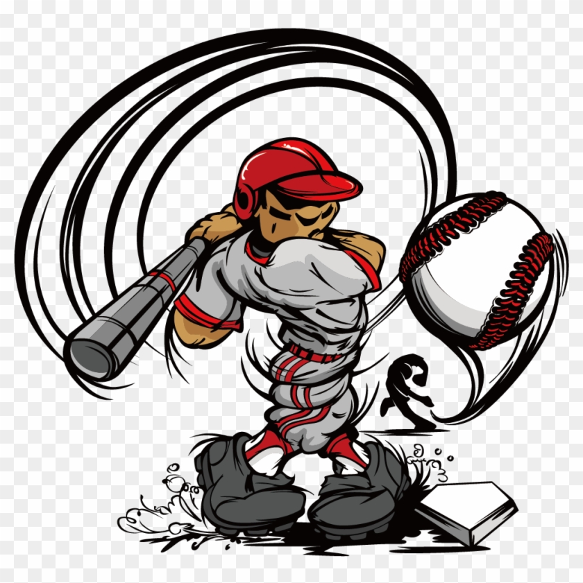 Baseball Player Cartoon Stock Photography - Baseball Player Cartoon Stock Photography #765050
