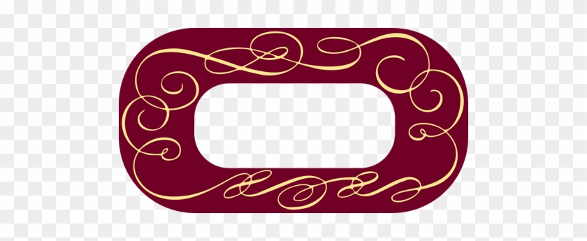 Decorative Red Frame - Red #765085