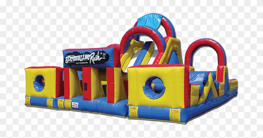 Adrenaline Rush Inflatable Obstacle Course - Adrenaline Rush Bounce House #765146
