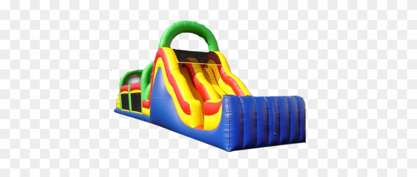 Slide Obstacle Course Inflatable - Blow Up Bounce Houses #765167