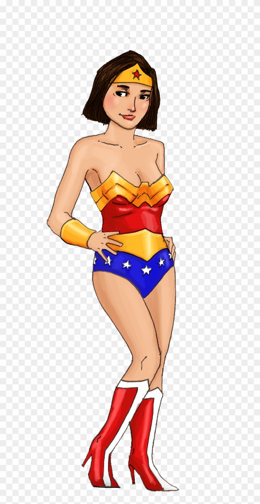 Superman Wonder Woman Female Drawing - Superman Wonder Woman Female Drawing #765268