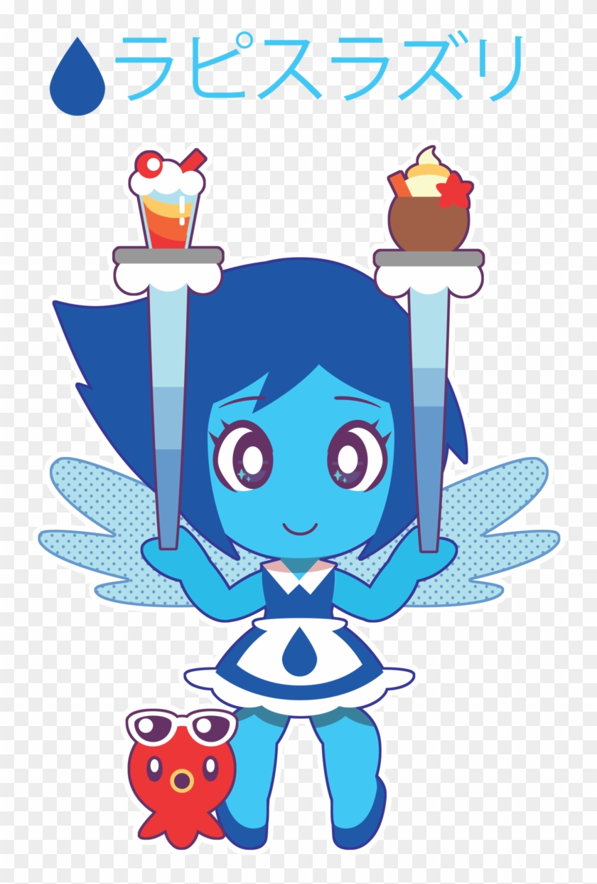 Chibi Meido Lapis By Itachi-roxas - Lapis And Peridot Chibi #765246