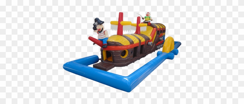 2 Part Pirate Ship Obstacle Course - Inflatable #765294