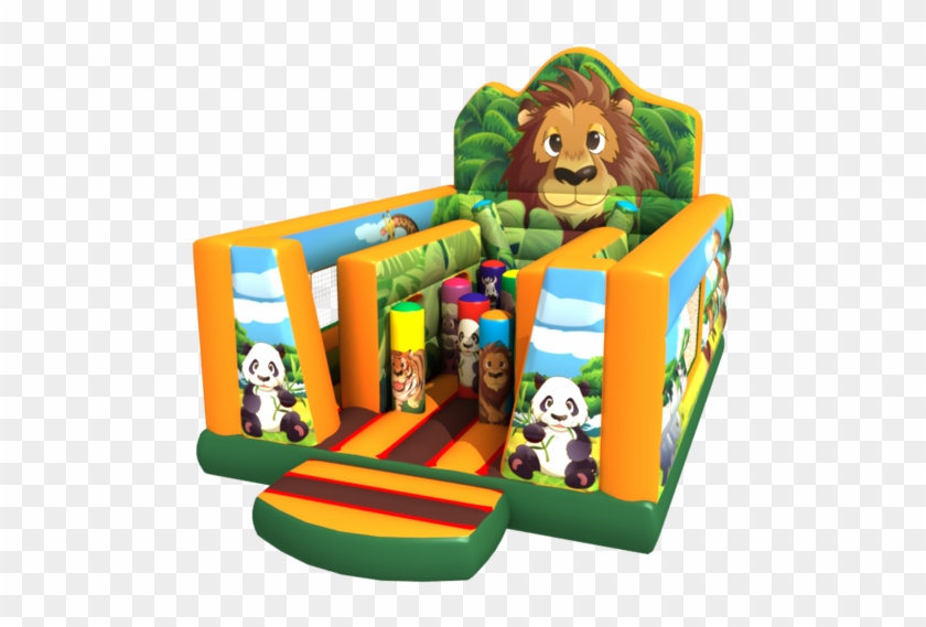 Animal Jumping Obstacle Course Combo Cheap Inflatable - Baby Toys #765333