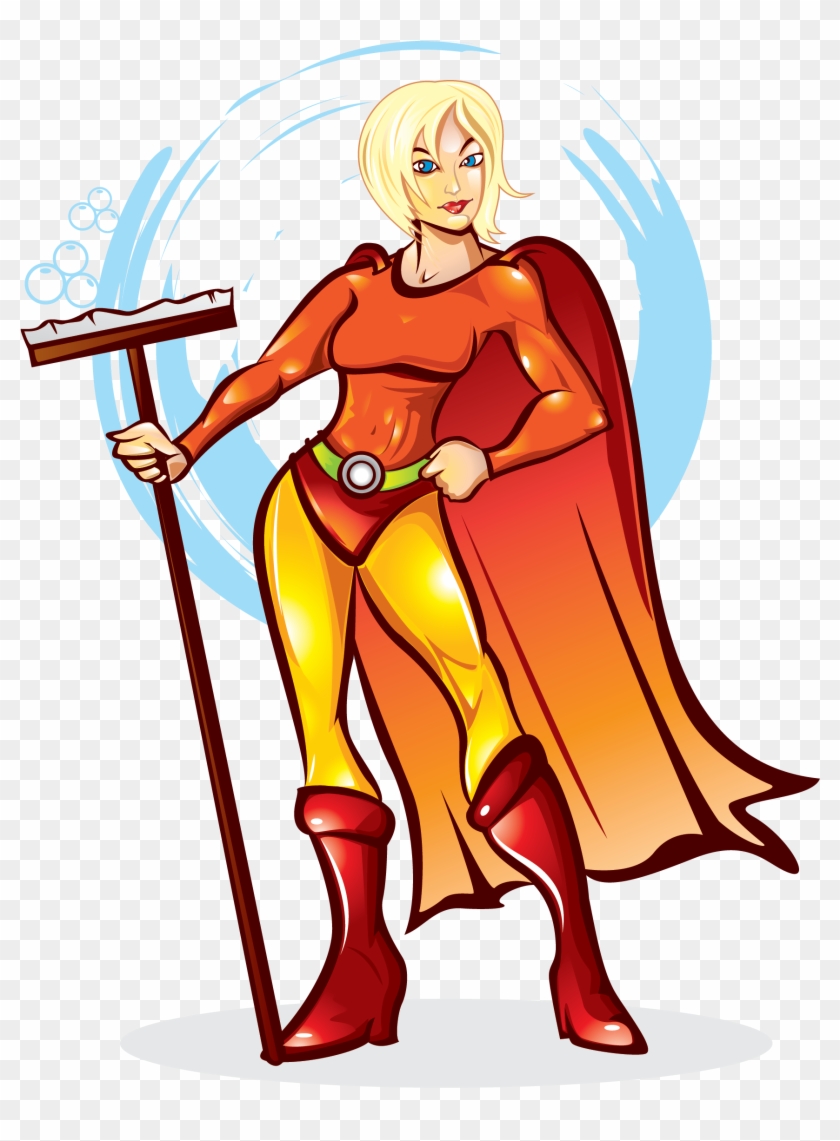 Cleaner Super Hero #765429