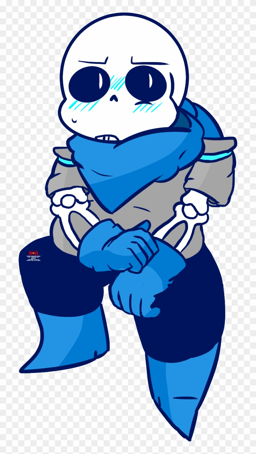 A Flustered Blueberry Sans By Bloody-uragiri - Blueberry Sans Png #765433