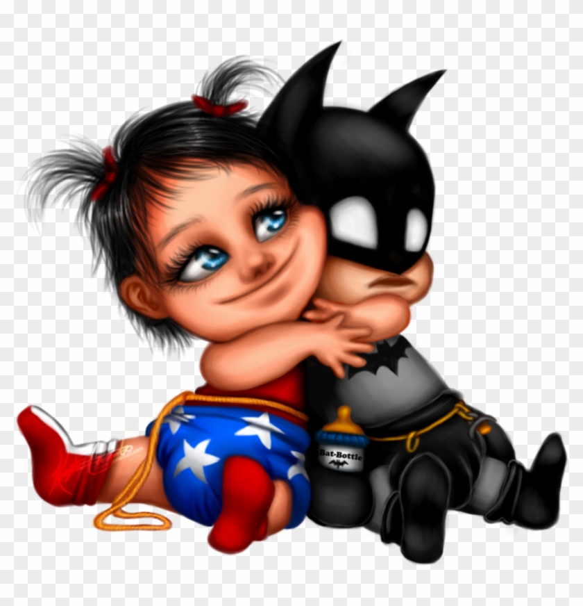 Baby Wonder Woman And Batman - Batman And Wonder Woman Baby #765442