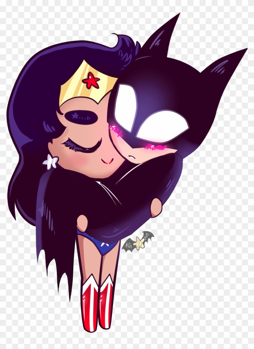 Wonderbat , Wonder Woman ,batman , Love , Diana And - Wonder Woman And Batman Baby #765472