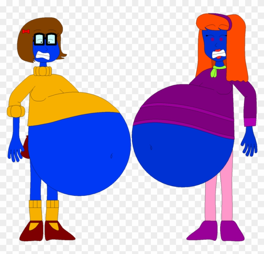 Velma And Daphne's Blueberry Bellies By Angry-signs - Blueberry Daphne And Velma #765501