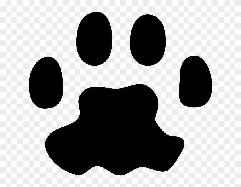 Print, Foot, Paw, Animal, Track - Cat Paw Print Vector #765586