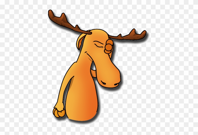 Simple Moose Cartoon Overlay And Color Burn In Wpf - Cartoon Moose Transparent #765620
