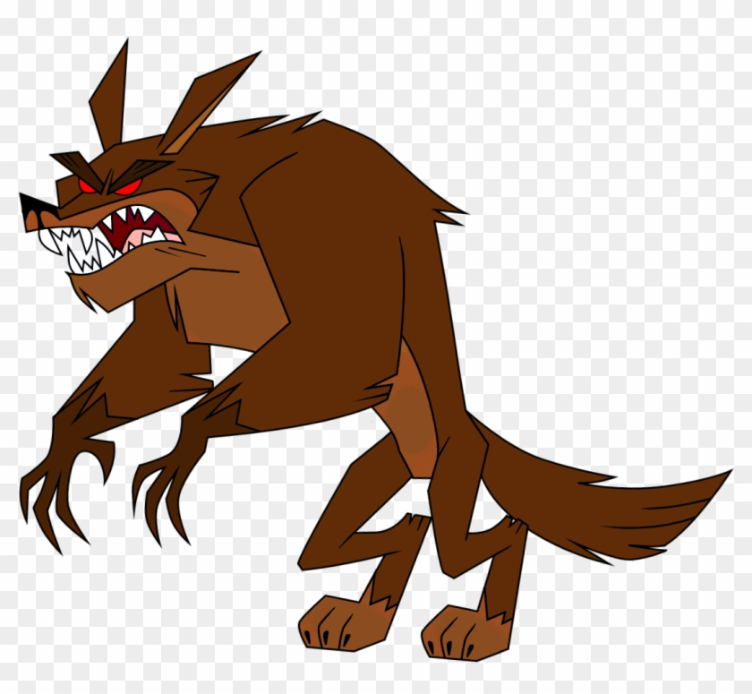A Muscular Werewolf Cartoon Clipart - Werewolf Cartoon Png #765640
