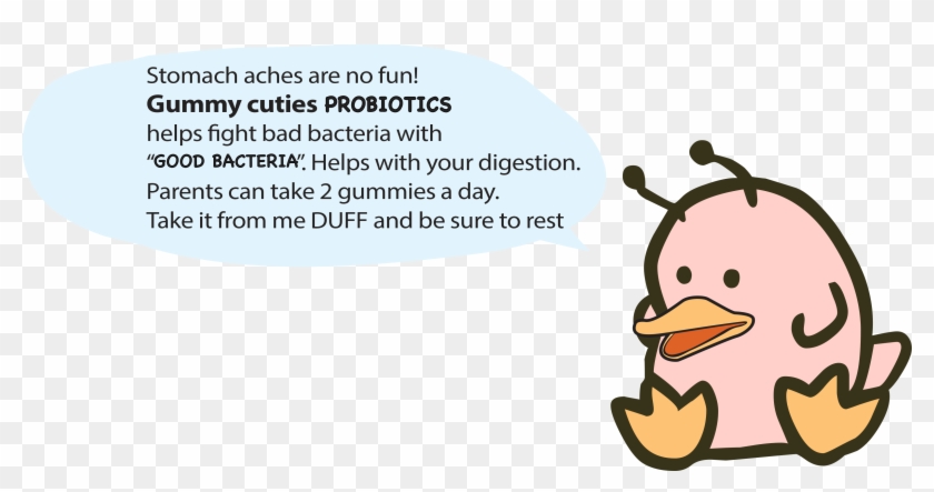 Gummy Probiotics Get Kids To Fight Bad Bacteria With - Cartoon #765750