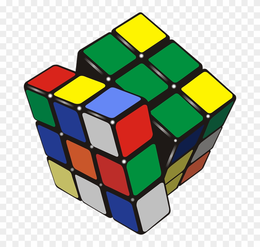 Rubik's Cube, Cube, Rubik, Puzzle, Toy, Drawing - Cubo Rubik Png #765763