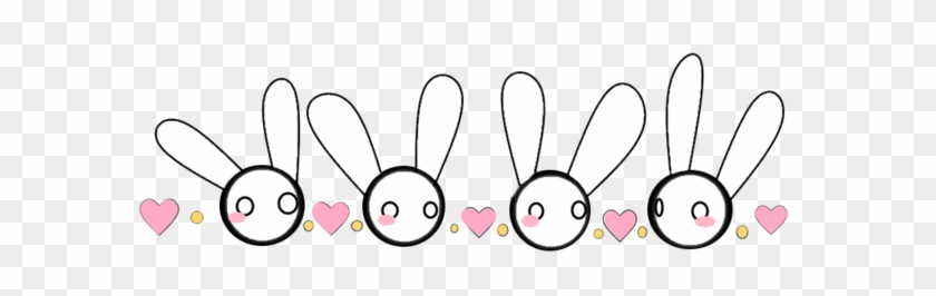 Free To Use Bunny Border *read The Description By Animecutecake - Facebook Messenger #765889