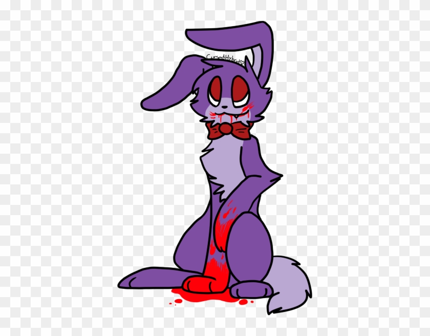 Cute Fluffy Murderous Bunny By Cursedhybrid - Cute Bonnie The Bunny #765923