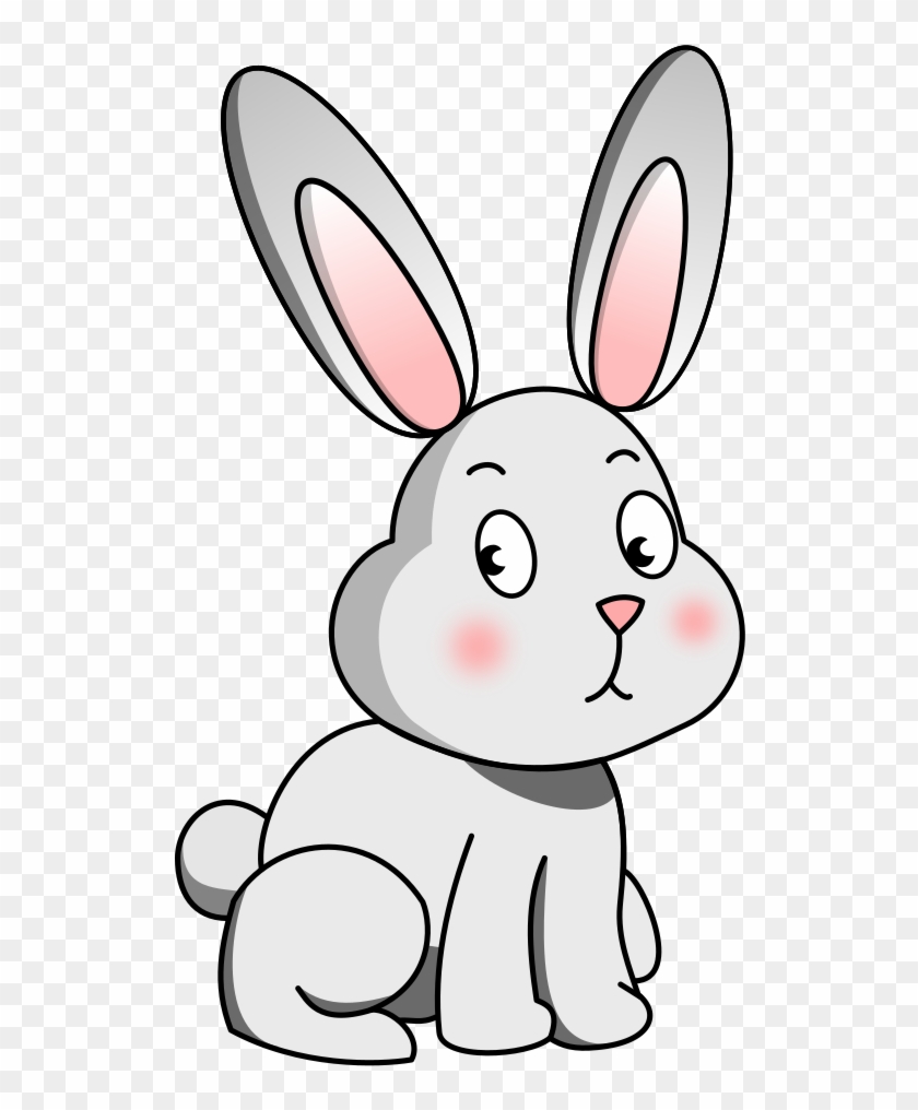 Rabbit With Color - Cartoon Rabbit - Free Transparent PNG Clipart Images  Download