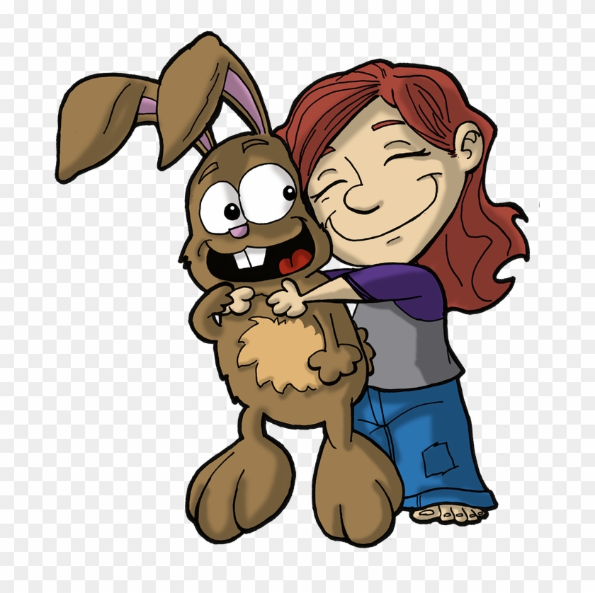 Puppy Rabbit Clip Art - Puppy Rabbit Clip Art #765993