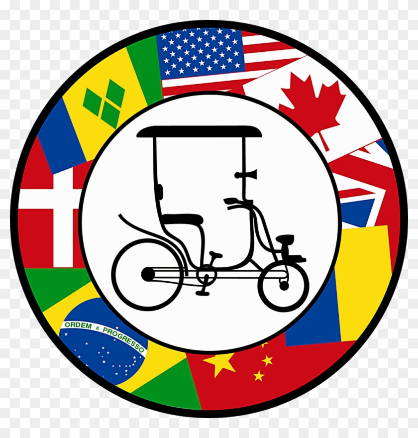 2 Person Bikes, 4 Wheel Bicycle, Four Person Bikes, - Surrey Bike Logo #766080
