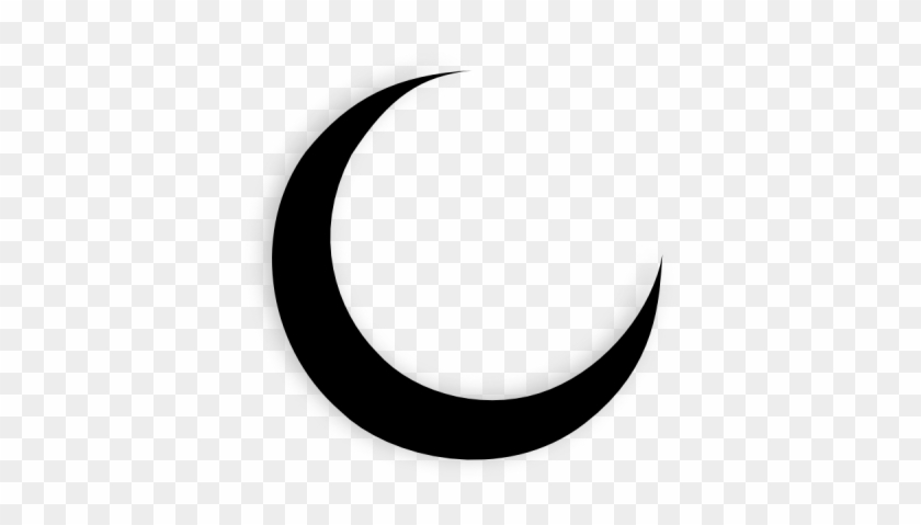 Crescent Moon Black Clip Art 0cvs9x Clipart - Crescent Moon Black #766159