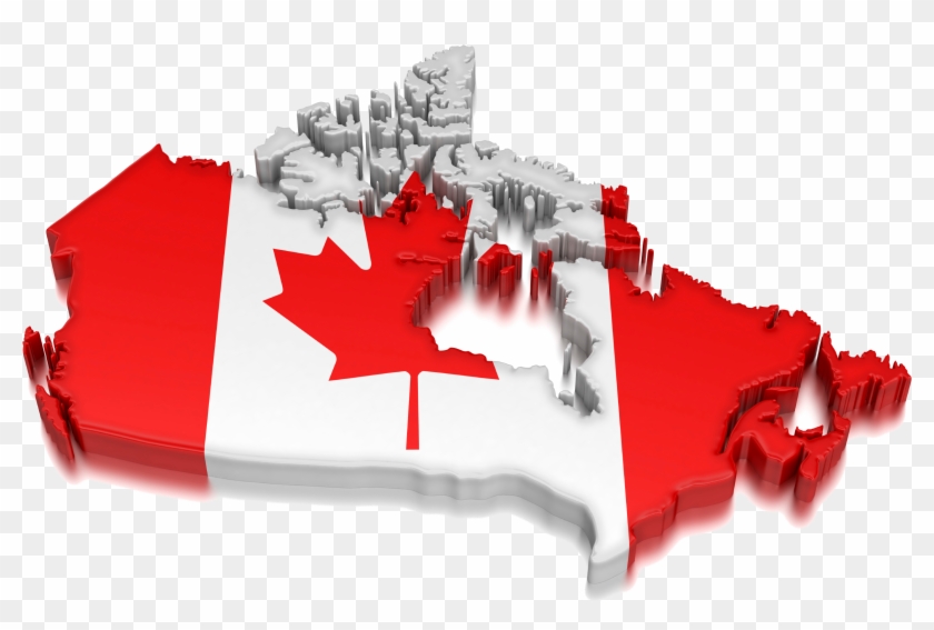Caps Chapters Flag - Canada Flag Map 3d #766216