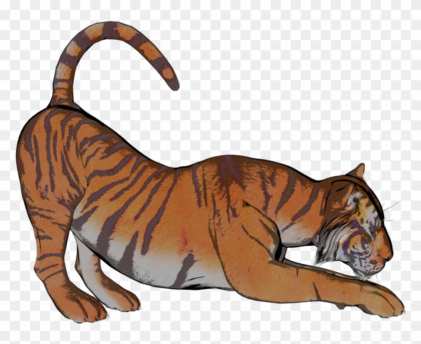 Tiger Pose 3 Of A Gazillion By Madetobeunique On Clipart - Tiger Pose 3 Of A Gazillion By Madetobeunique On Clipart #766225