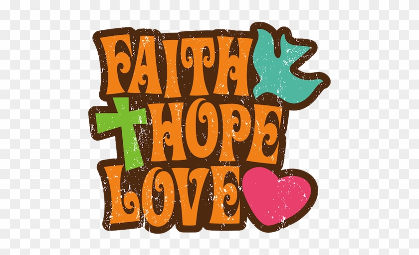 Faith Hope Love Throw Blanket #766279