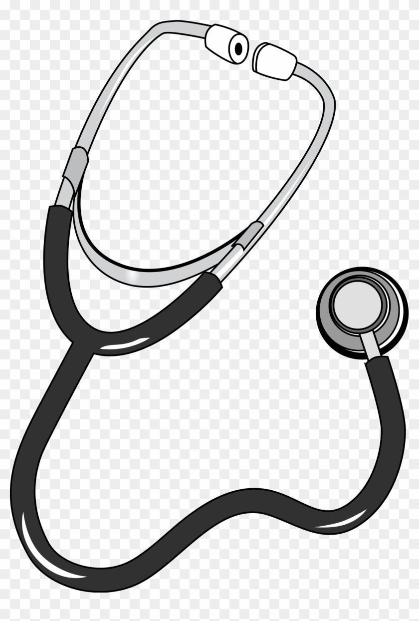 Filestethoscope With Binaural Spring - Stethoscope Drawing #766352