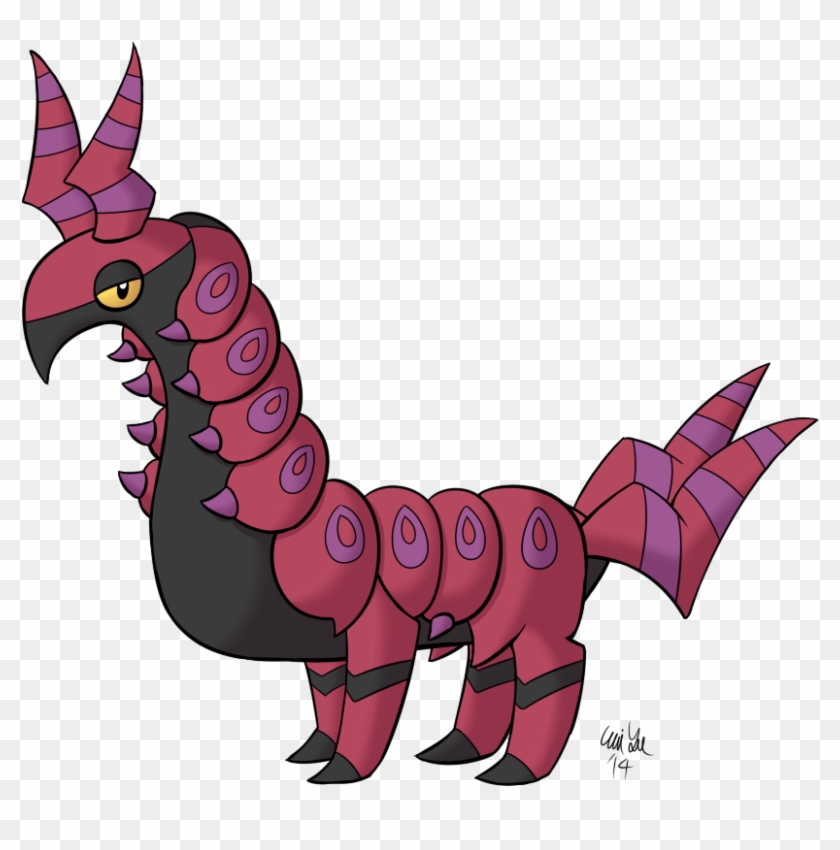 Scolipede Drawing By Katonator - Cartoon #766440