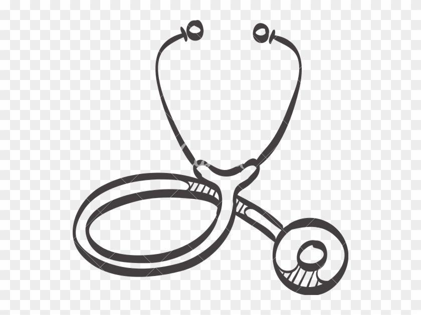 Stethoscope Doodle - Stethoscope Doodle #766503