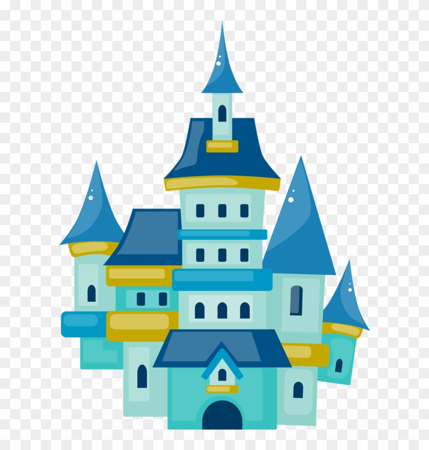 Your Castle Awaits Your Free, Printable Finger Puppet - Blue Castle Cartoon Png #766532